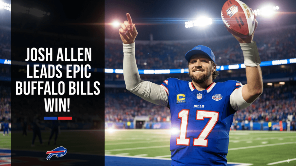Josh Allen leads epic Buffalo Bills