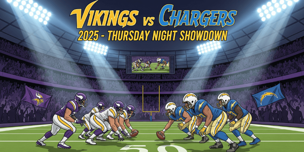 Vikings vs Chargers 2025 Thursday Night Showdown Preview